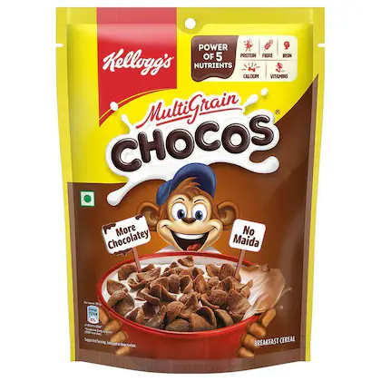 Kellogg's Multigrain Chocos 250gm– More Chocolatey, No Maida