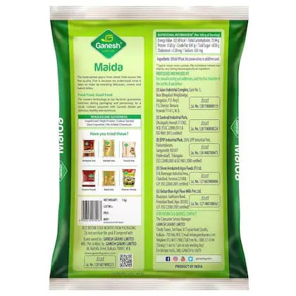 Ganesh Mummy's Own Maida Premium – 1kg - Image 2