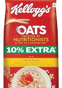 Kellogg’s Oats 900gm with 10% Extra – Trusted by Nutritionists, 100% Veg