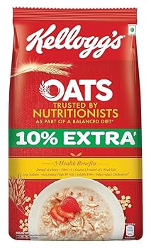 Kellogg’s Oats 900gm with 10% Extra – Trusted by Nutritionists, 100% Veg