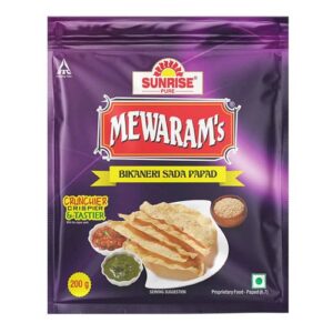 Sunrise Pure Mewaram’s Bikaneri Sada Papad – 500g