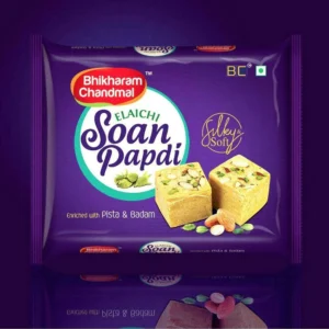 Bhikharam Chandmal Elaichi Soan Papdi 200gm – Silky & Soft