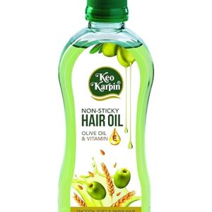 Karpin Non-Sticky Hair Oil, 500ml | Lightweight & Non-Greasy Hair Oil for Smooth, Soft & Shiny Hair | Daily Use for All Hair Types
