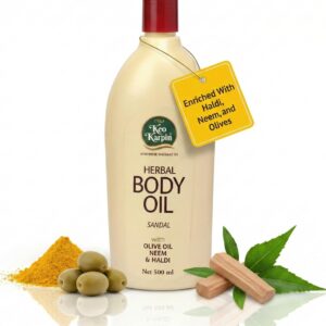 Keo Karpin Ayurvedic Massage Oil, 500ml | Herbal Body Oil for Relaxation, Pain Relief & Skin Nourishment | Full Body Massage Oil